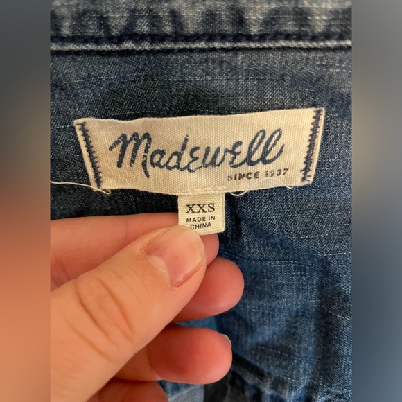 Madewell Denim Mini Dress - Picture 3 of 3